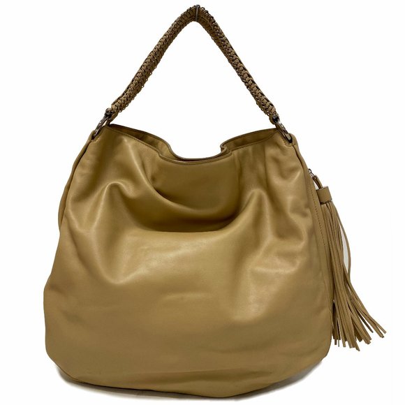 Salvatore Ferragamo Kayla Nappa Kid Desert Hobo Bag - Picture 11 of 11